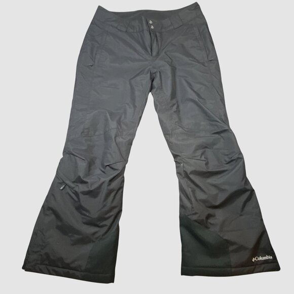 Columbia Womens Omni-Heat Black Snow Pants Waterproof Insulated Size Large - Picture 1 of 16